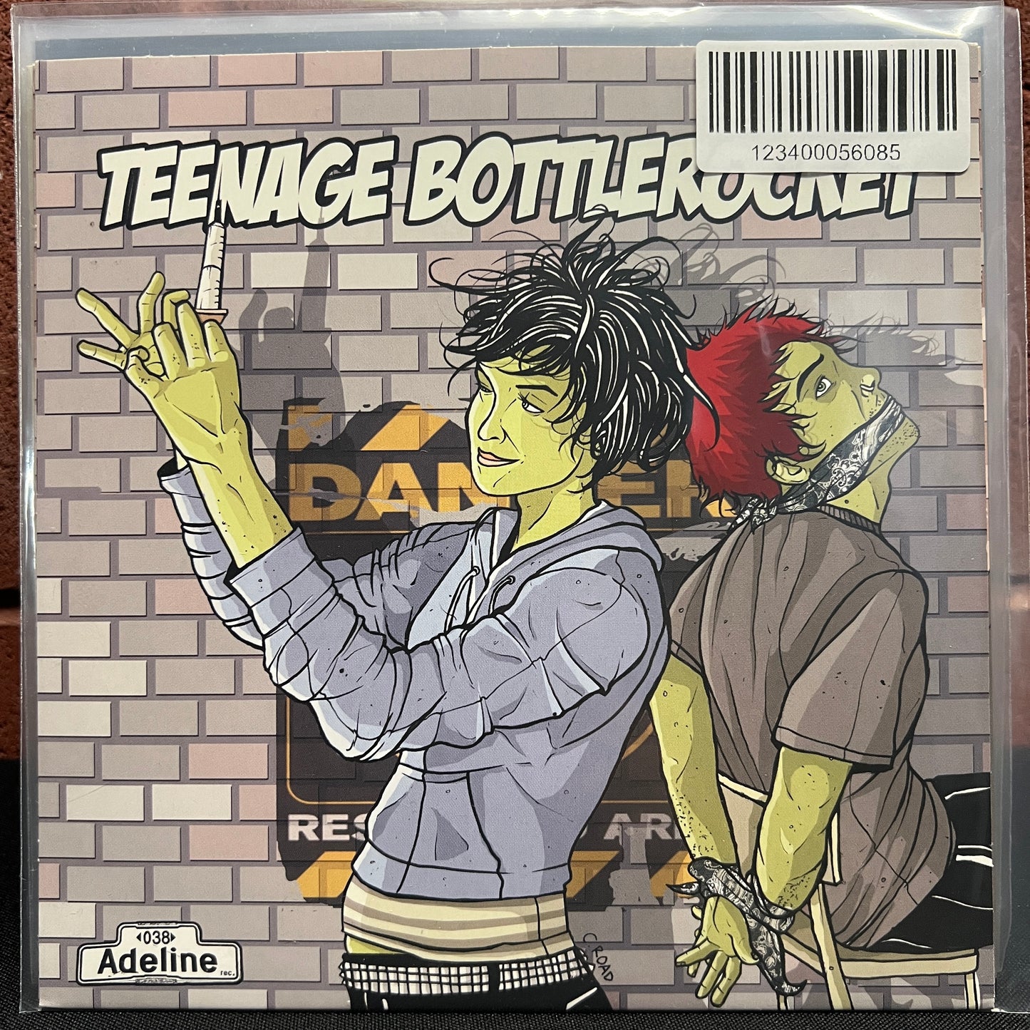 Used Vinyl: Broadway Calls / Teenage Bottlerocket "Split" 7" (Clear Blue/Light Blue Split Vinyl)