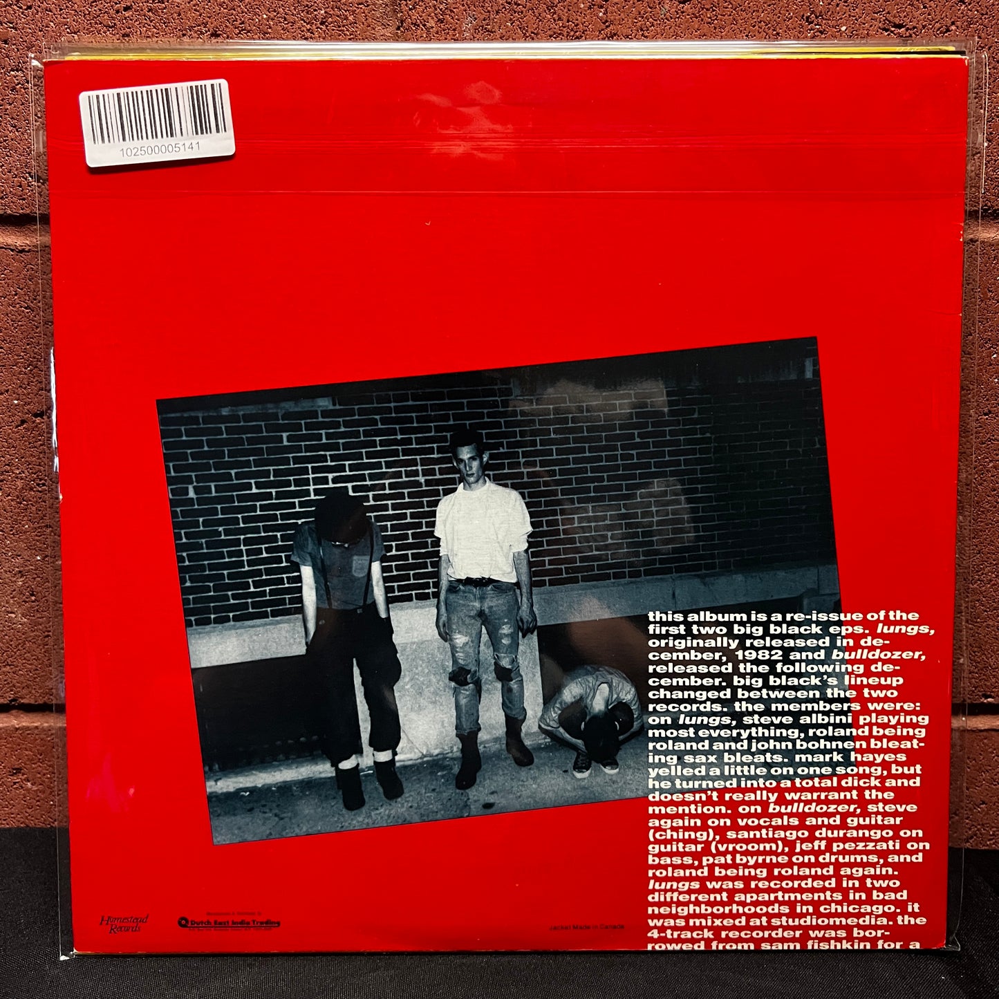 Used Vinyl: Big Black "The Hammer Party" LP (1986 Press. No Shigaku Trading)