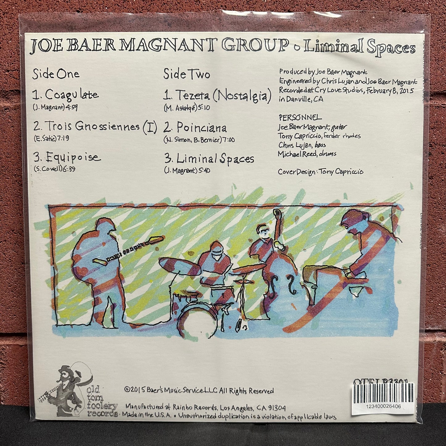 Used Vinyl:  Joe Baer Magnant ”Liminal Spaces” LP