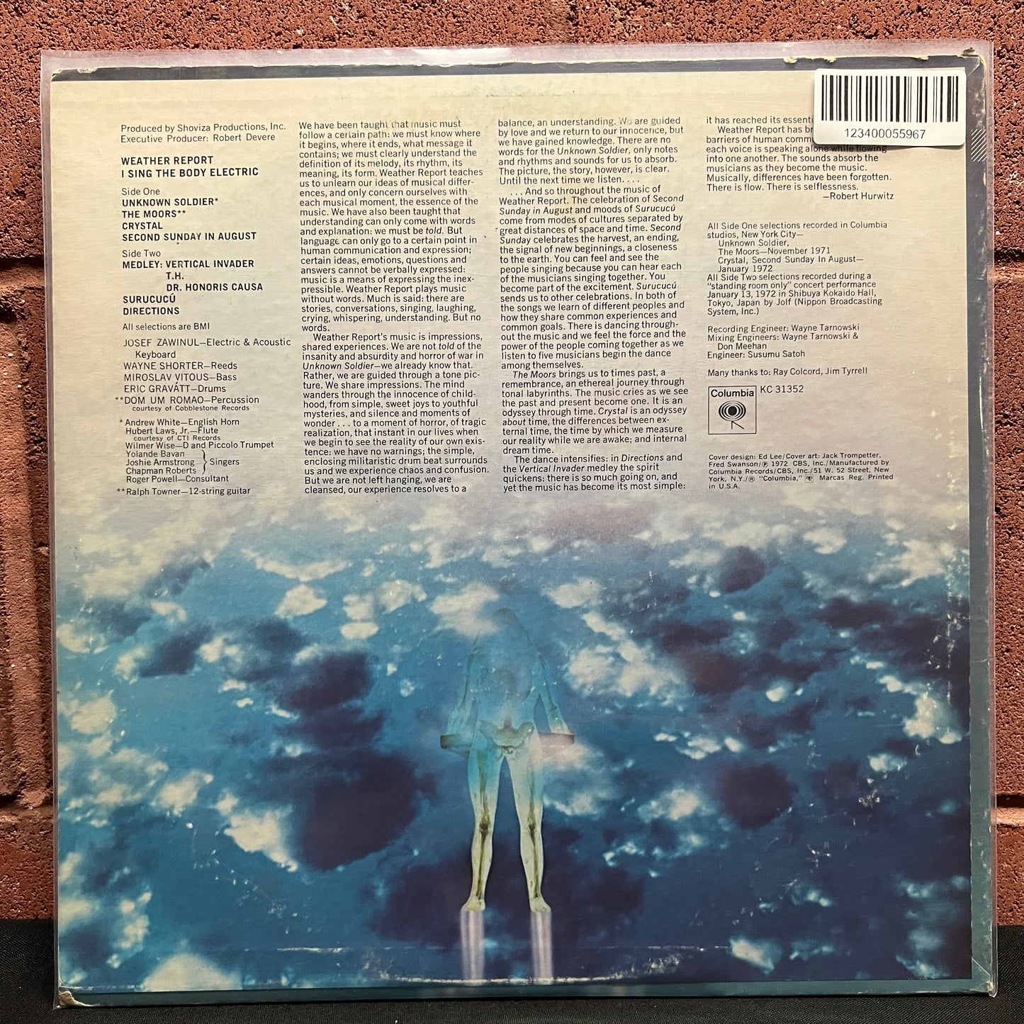 Used Vinyl: Weather Report "Sing The Body Electric" LP