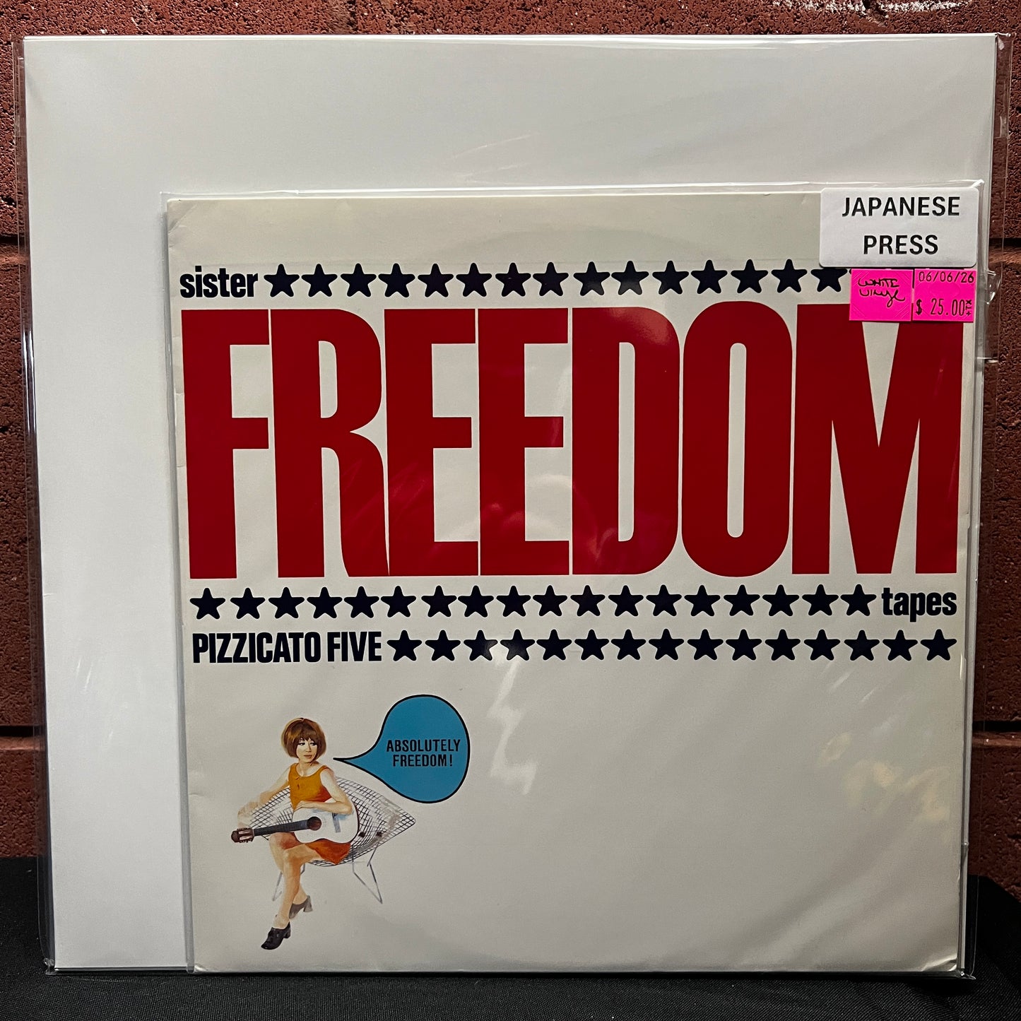 Used Vinyl: Pizzicato Five "Sister Freedom Tapes" 10" (White Vinyl Japanese Issue)