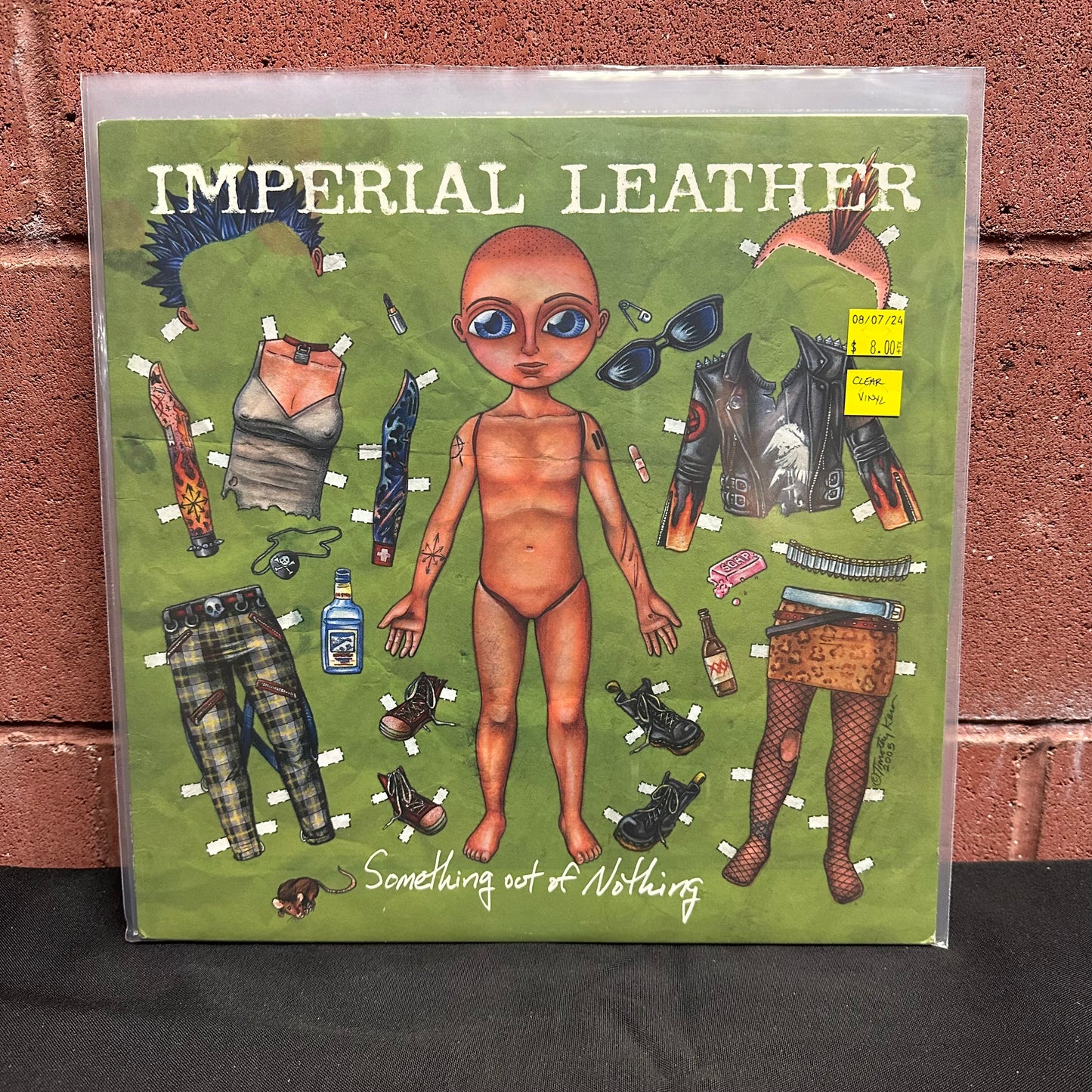 Used Vinyl:  Imperial Leather ”Something Out Of Nothing” LP (Clear vinyl)