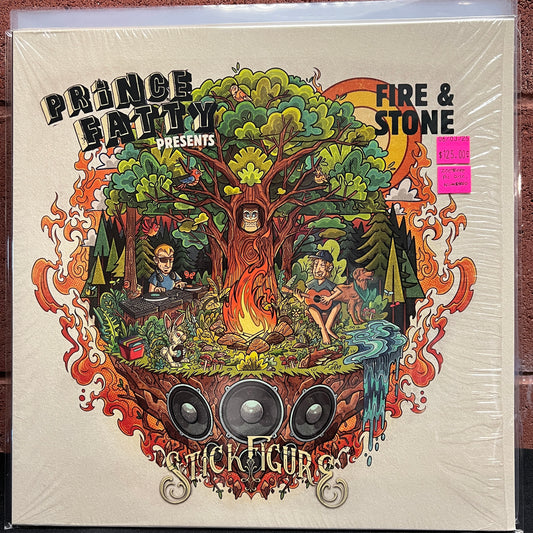 Used Vinyl: Prince Fatty Presents Stick Figure "Fire & Stone" LP (Zoetrope Picture Disc, Numbered)