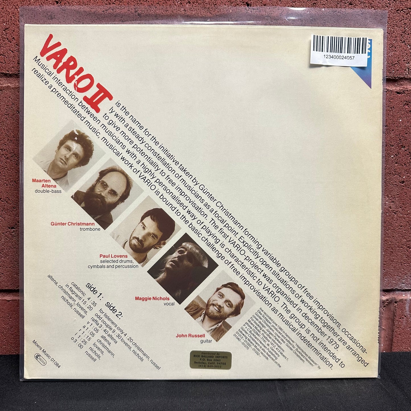 Used Vinyl:  Vario II ”Vario II” LP