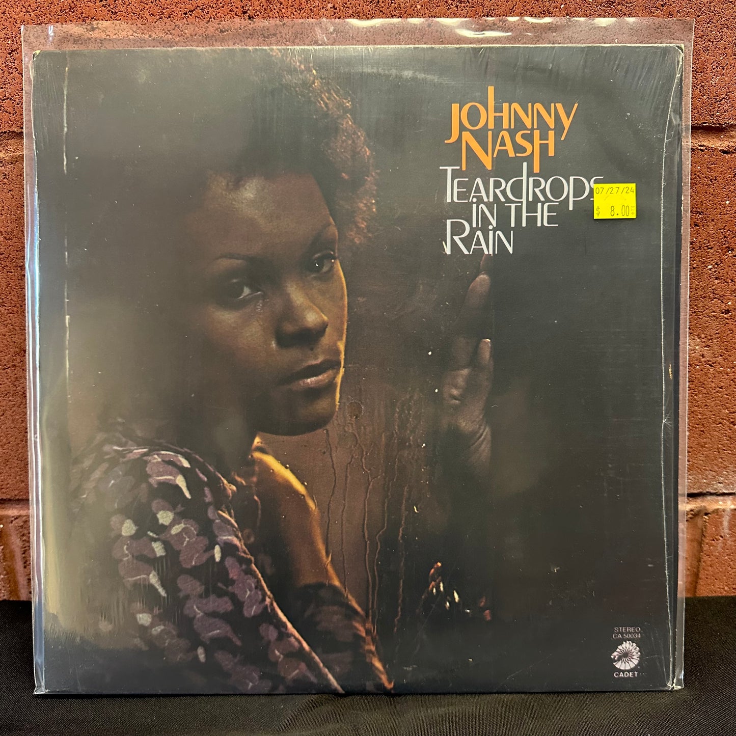 Used Vinyl:  Johnny Nash ”Teardrops In The Rain” LP