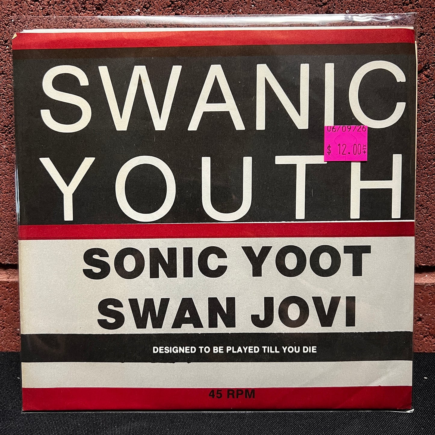 Used Vinyl: Swanic Youth "Sonic Yoot / Swan Jovi" 7" (1987 US Press)