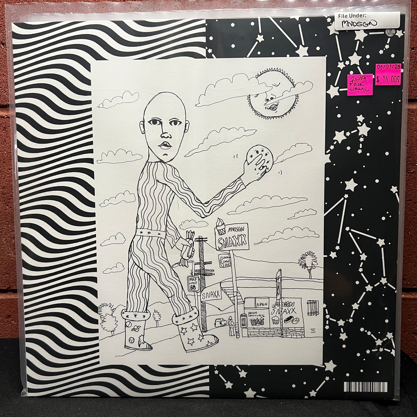 Used Vinyl: Mndsgn "Snaxx" LP (2019 Press - Pink Vinyl)