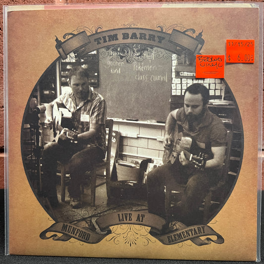 Used Vinyl: Tim Barry "Live At Munford Elementary" 7" (Brown Vinyl)