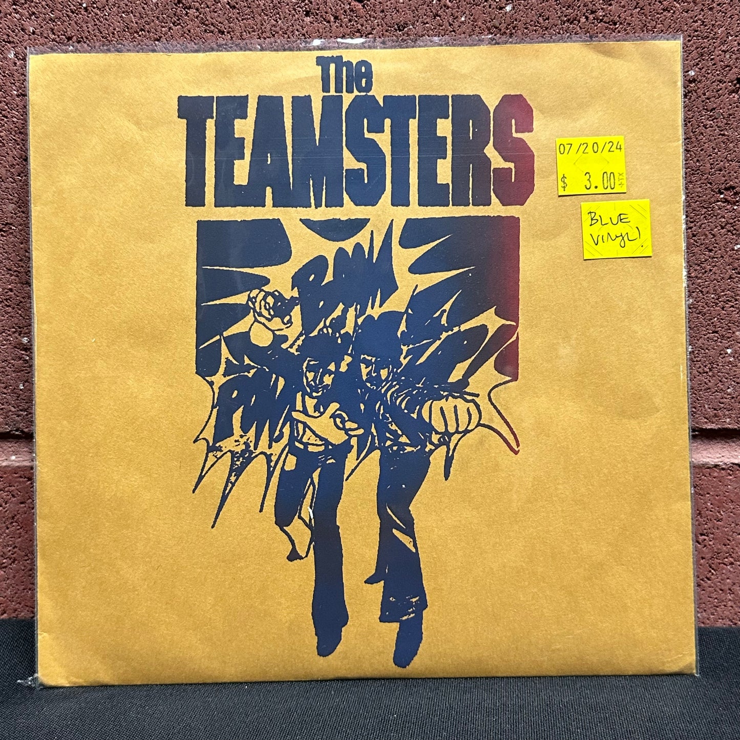 Used Vinyl:  The Teamsters ”The Teamsters ” 7" (Blue vinyl)