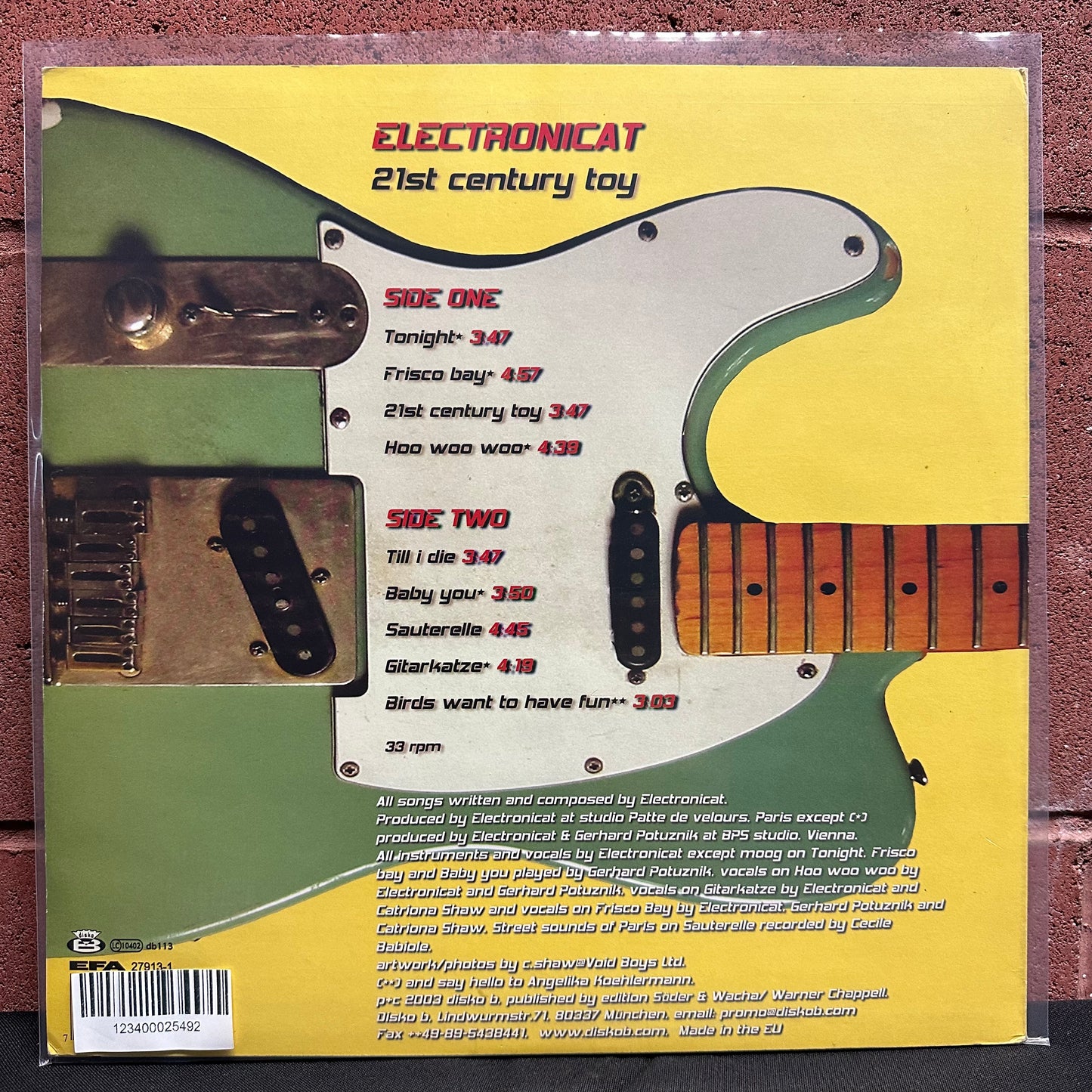 Used Vinyl:  Electronicat ”21st Century Toy” LP