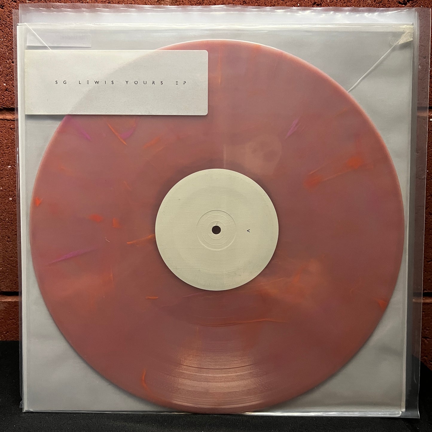 Used Vinyl: SG Lewis "Yours EP" 12" (2016 Press - Pink/Orange Marble Vinyl)