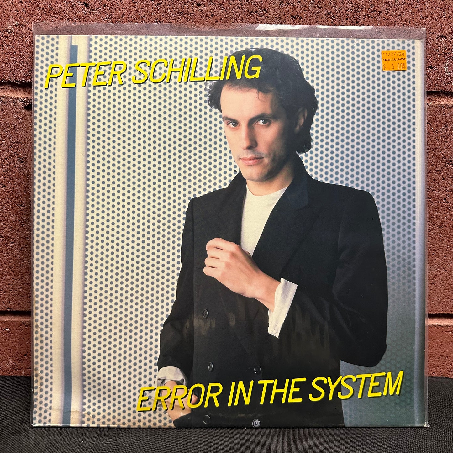 Used Vinyl:  Peter Schilling ”Error In The System” LP