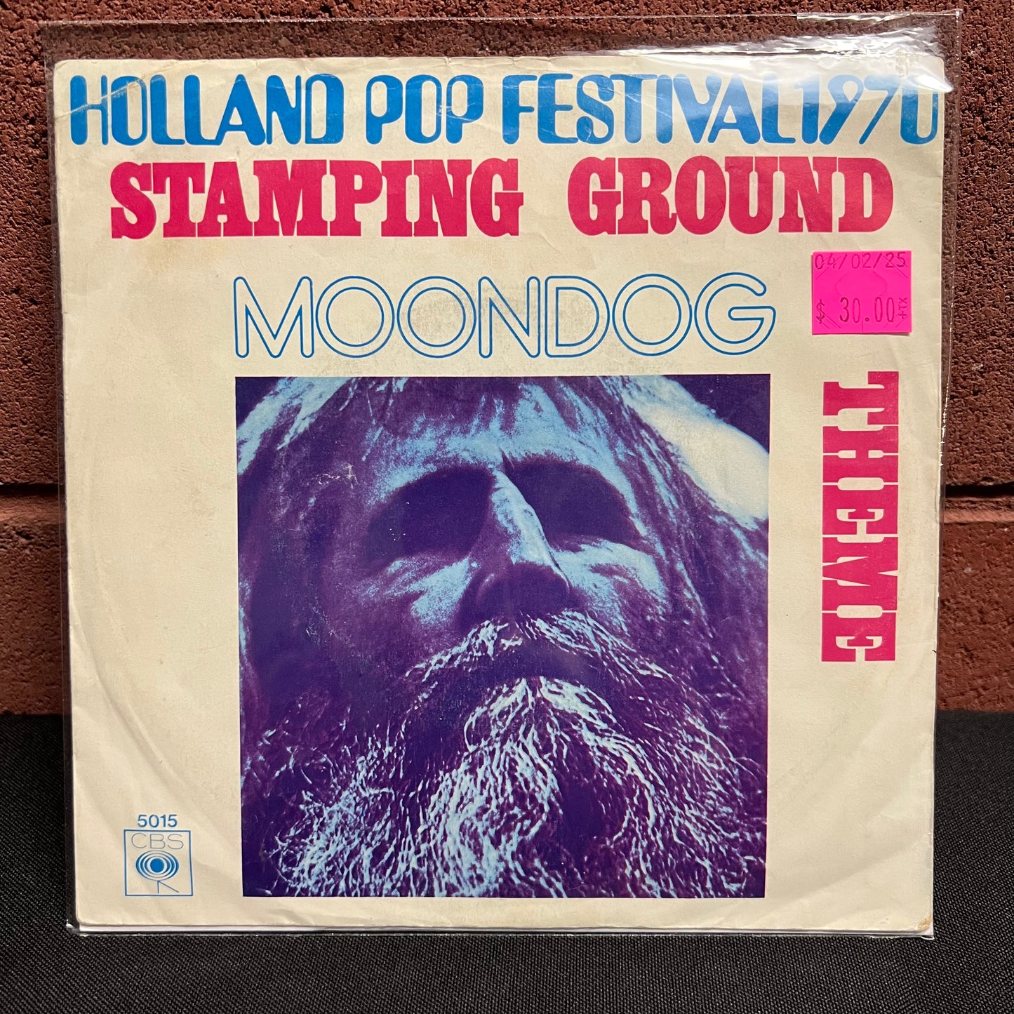 Used Vinyl: Moondog "Stamping Ground / Theme" 7"