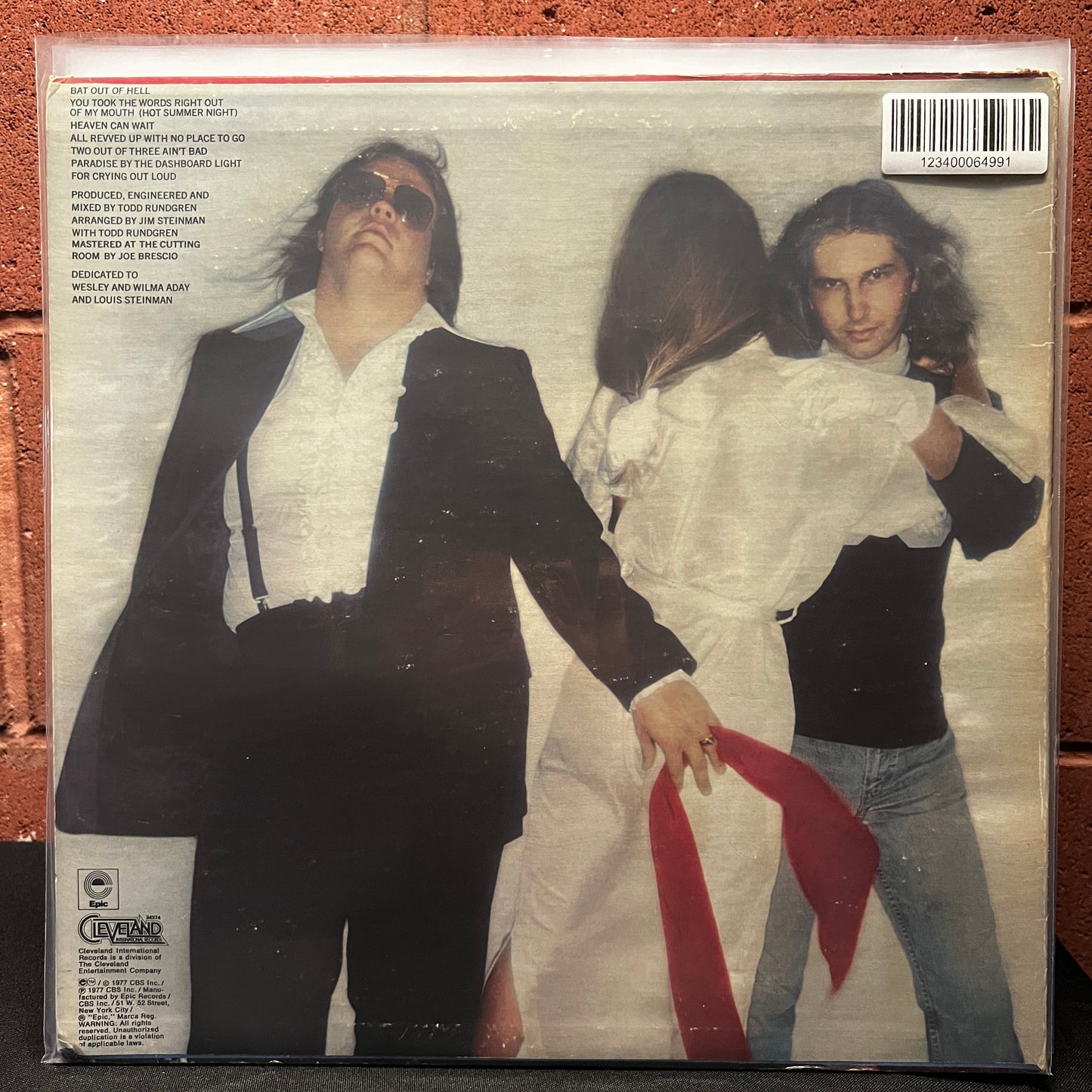 Used Vinyl: Meat Loaf "Bat Out Of Hell" LP (1977 Press)