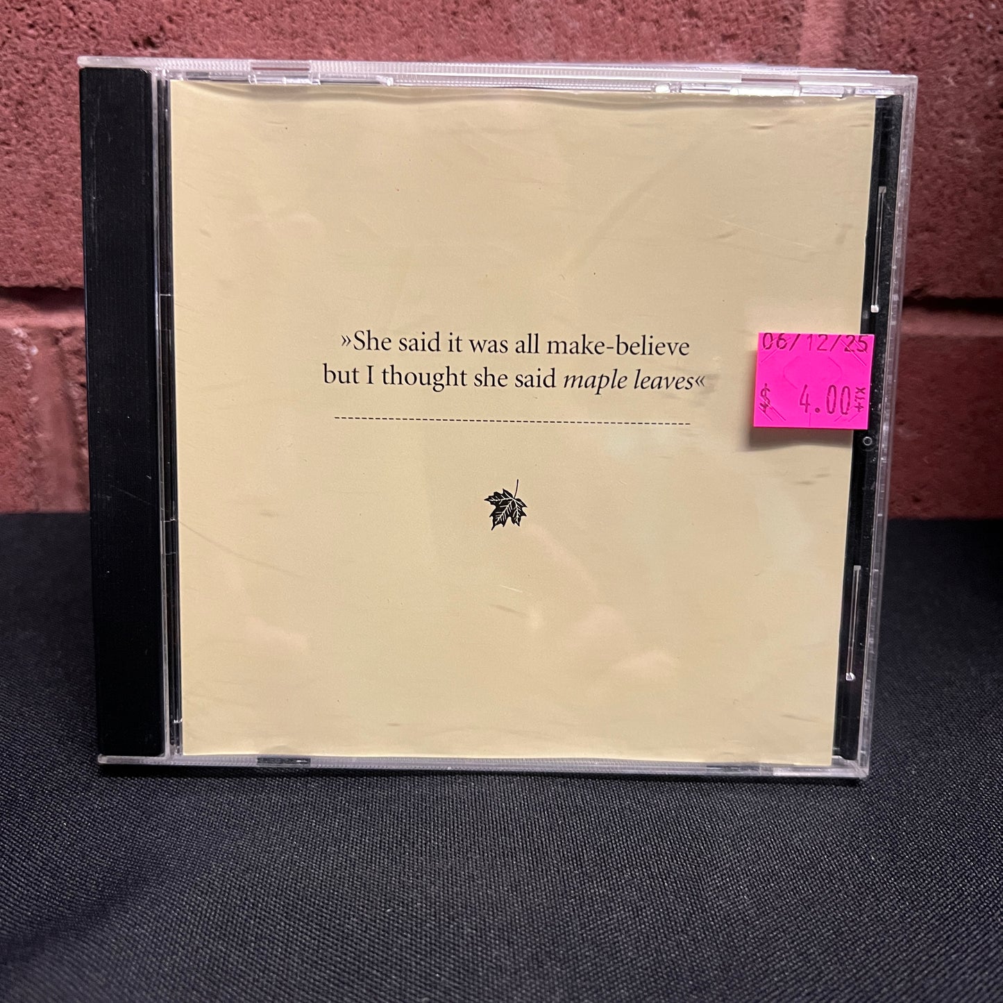 Used CD: Rocky Dennis (Jens Lekman) "Maple Leaves E.P." CD