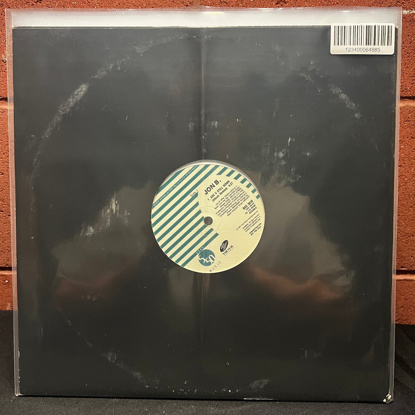 Used Vinyl: Jon B "Are U Still Down?" 12" (1997 Promo Press)