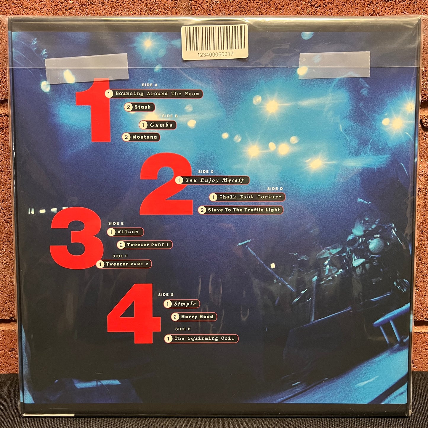 Used Vinyl: Phish "A Live One" 4xLP Boxed Set (Red/Blue split colored vinyl)