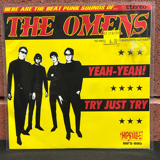 Used Vinyl:  The Omens ”Yeah-Yeah! / Try Just Try” 7"