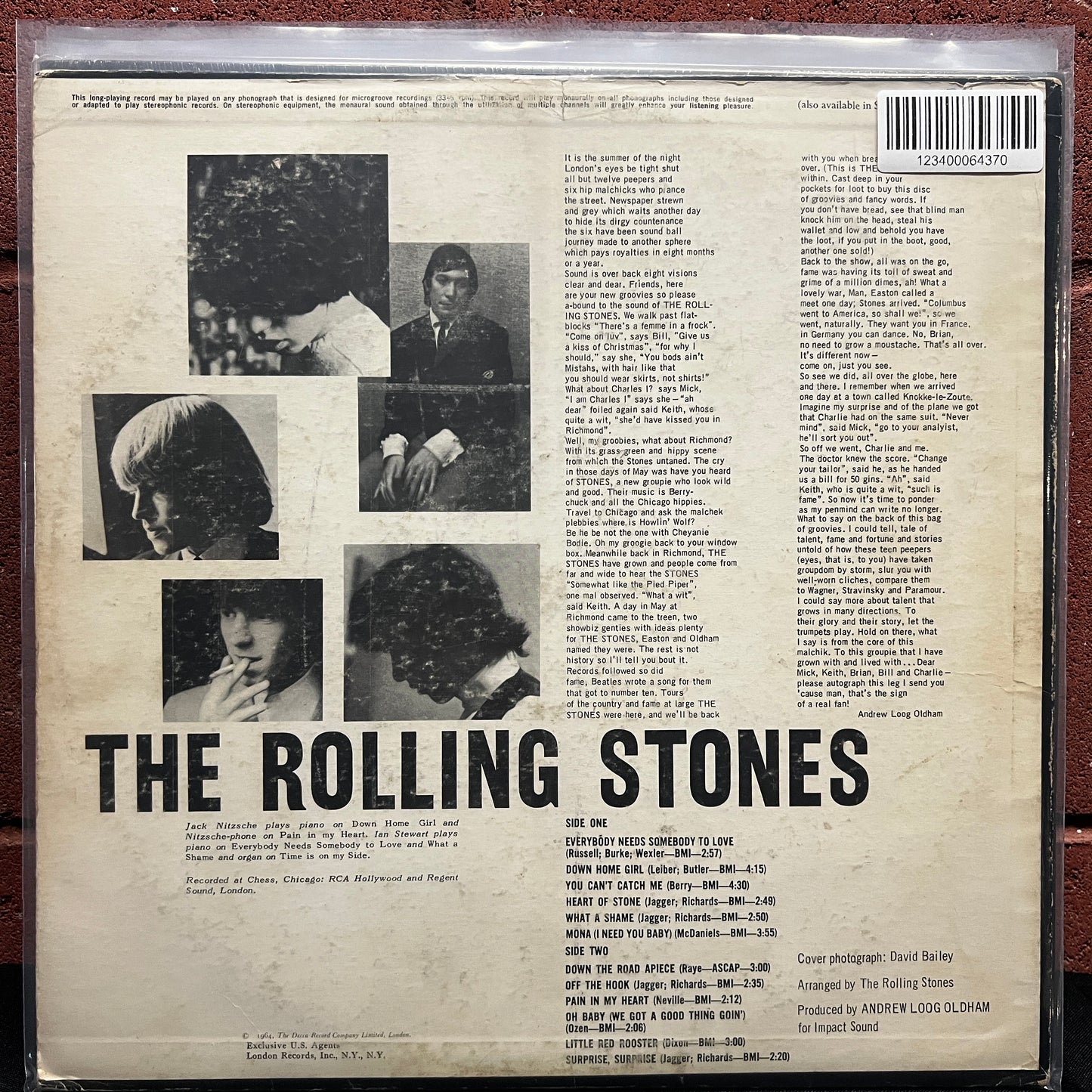 Used Vinyl: The Rolling Stones "The Rolling Stones, Now!" LP (1965 Mono Press)