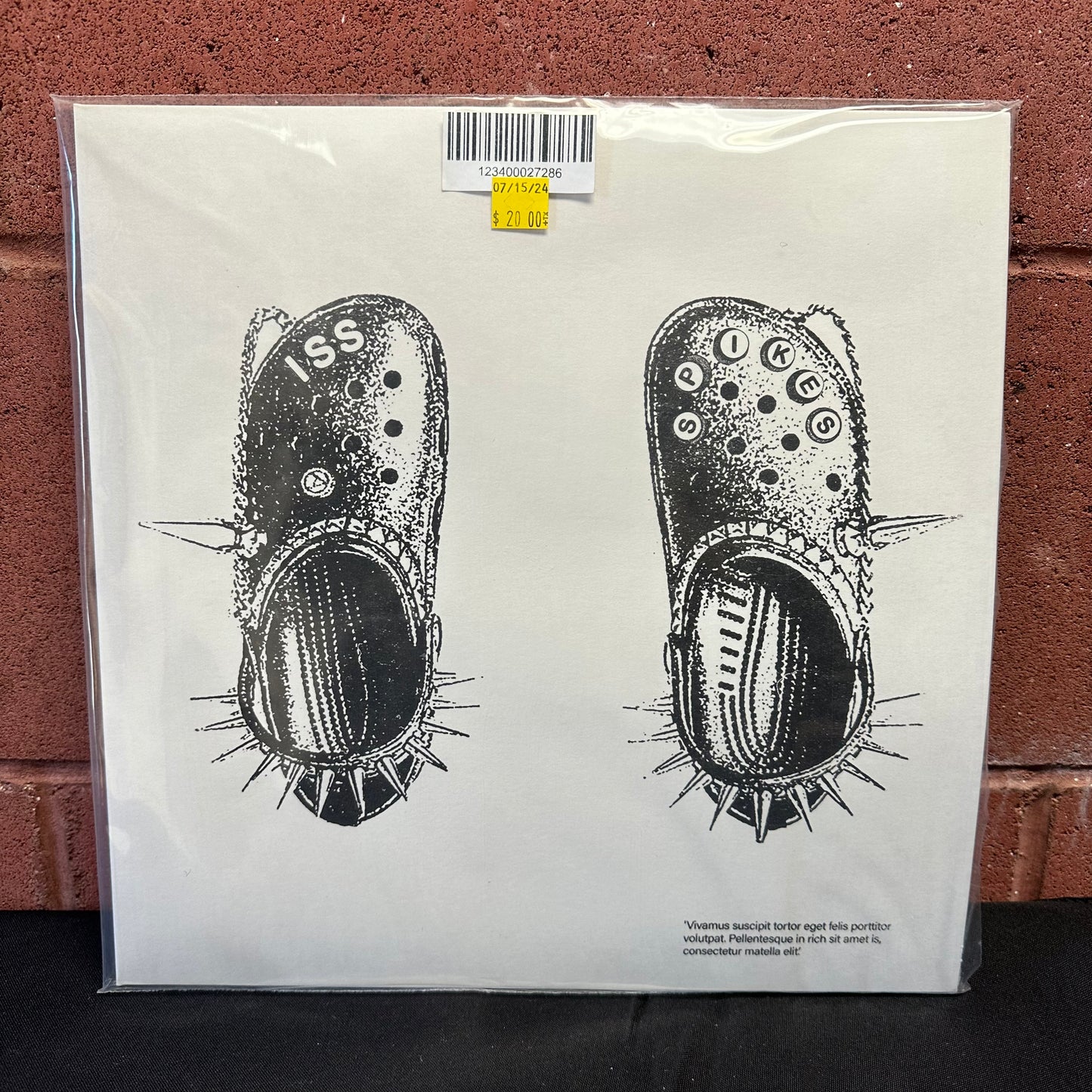 Used Vinyl: ISS ”Spikes+” 12" (White vinyl)