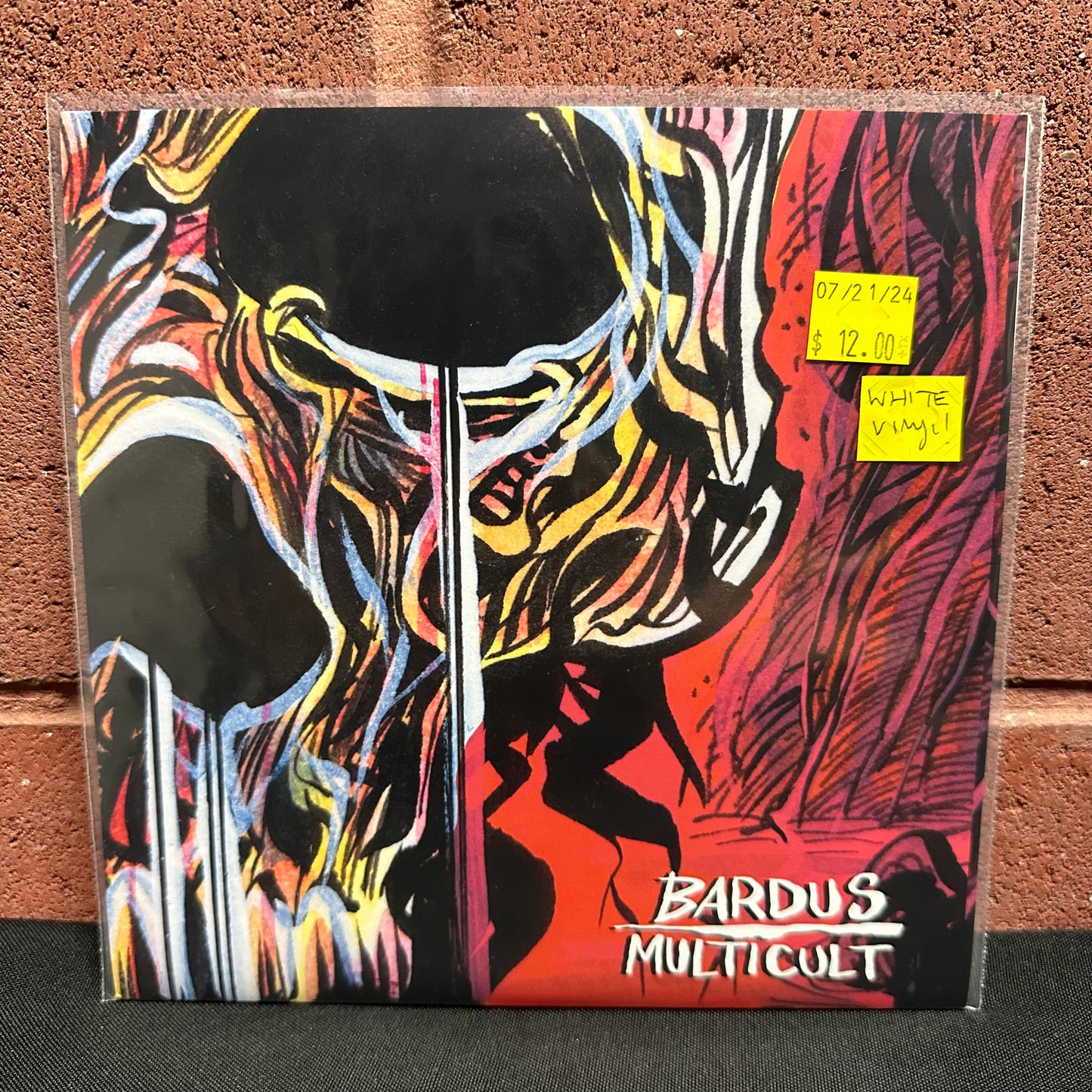 Used Vinyl:  Bardus / Multicult ”Tired Of Everything / Centroid” 7" (White vinyl)