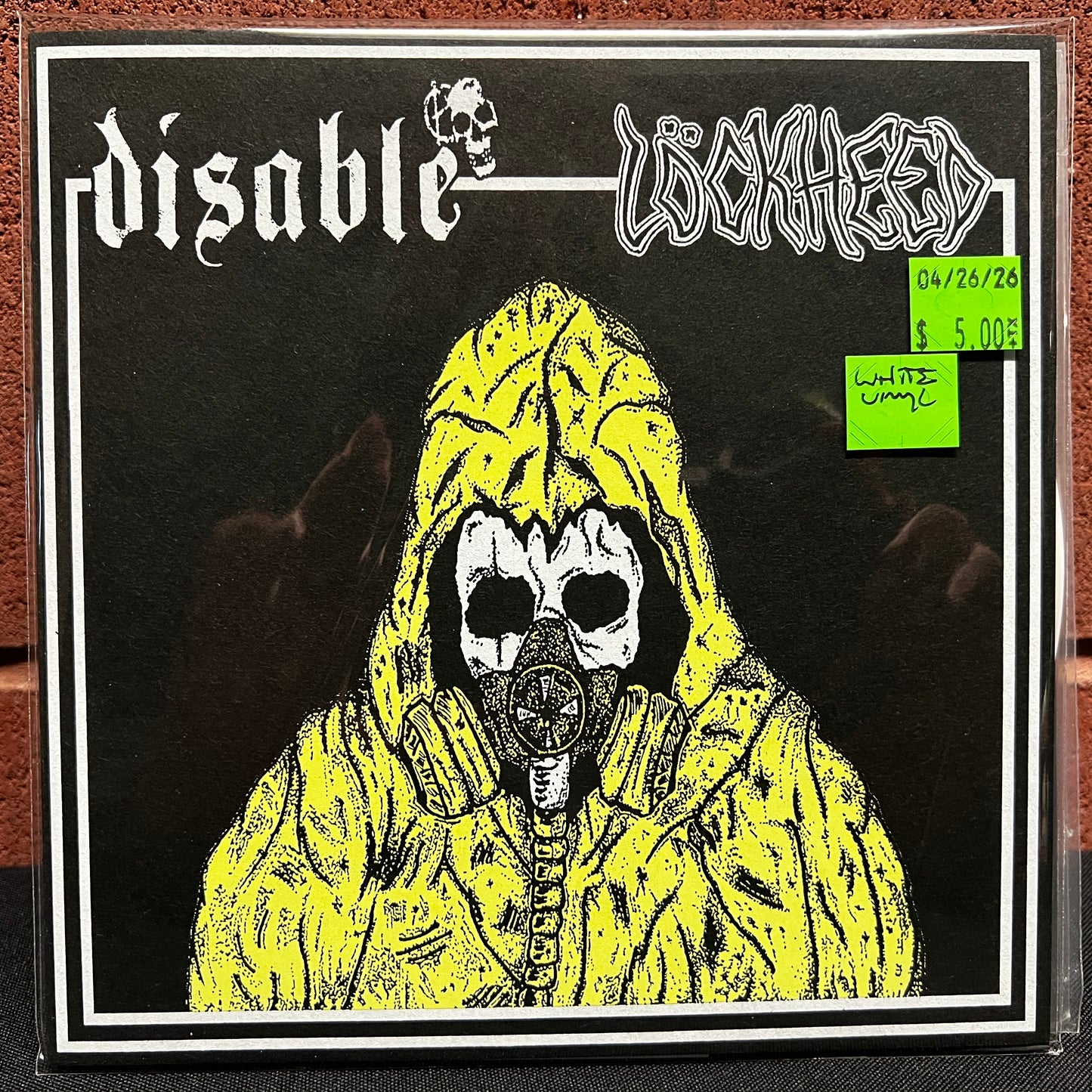 Used Vinyl: Disable / Lockheed "Split" 7" (White Vinyl)