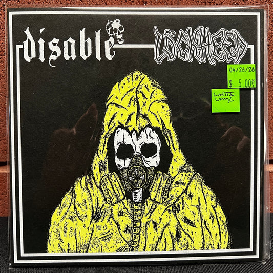 Used Vinyl: Disable / Lockheed "Split" 7" (White Vinyl)