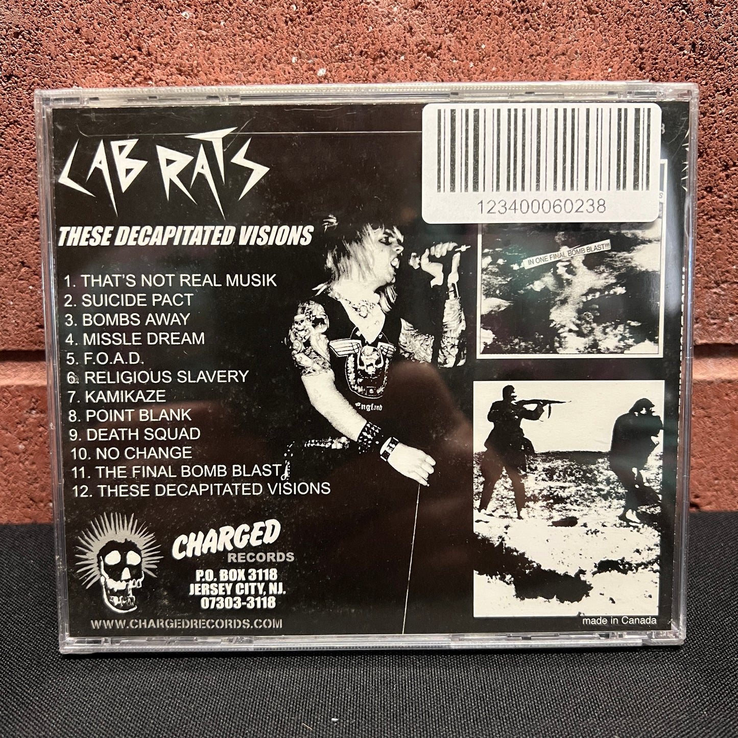 Used CD: Lab Rats "These Decapitated Visions" CD (Sealed)
