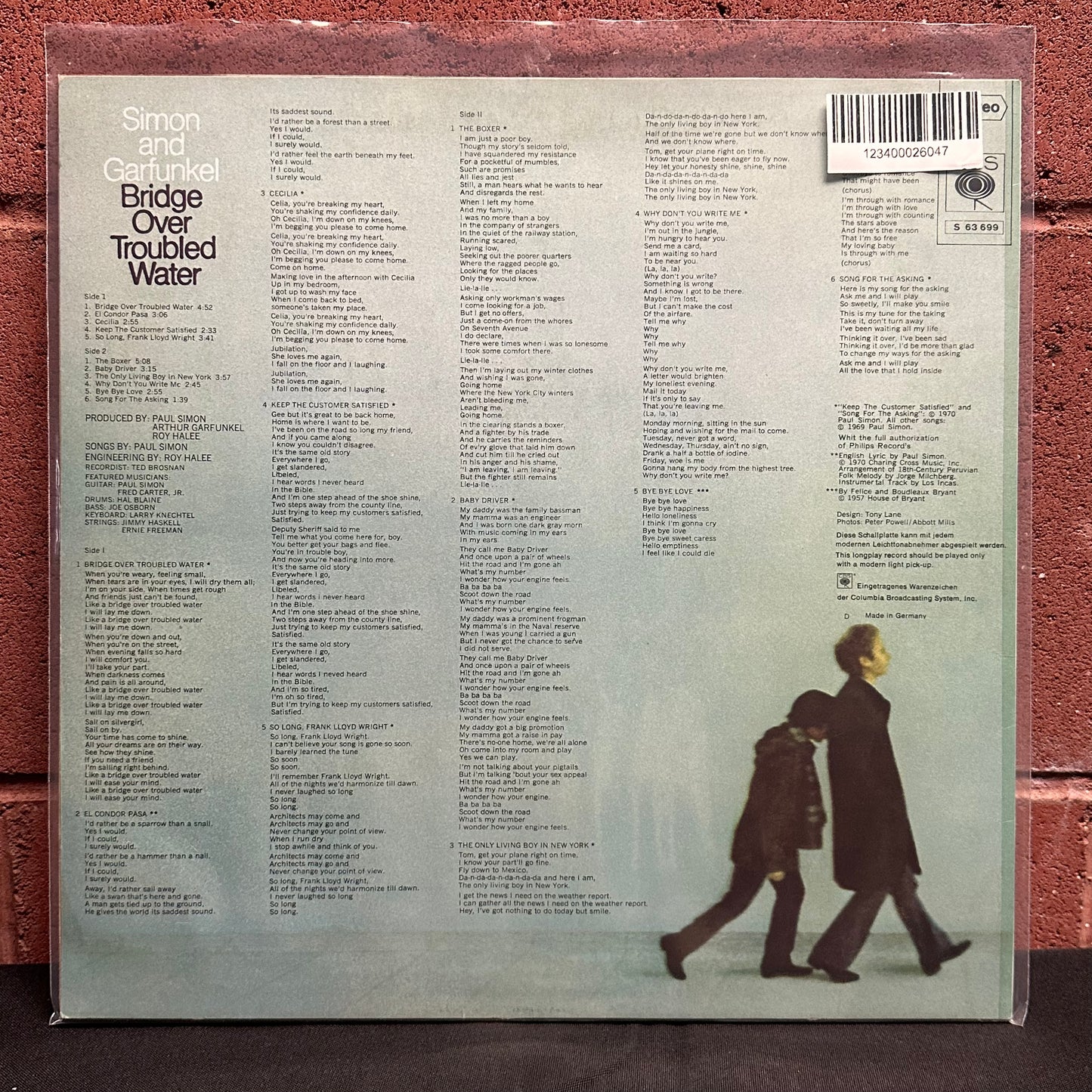 Used Vinyl: Simon And Garfunkel ”Bridge Over Troubled Water” LP (German Press)