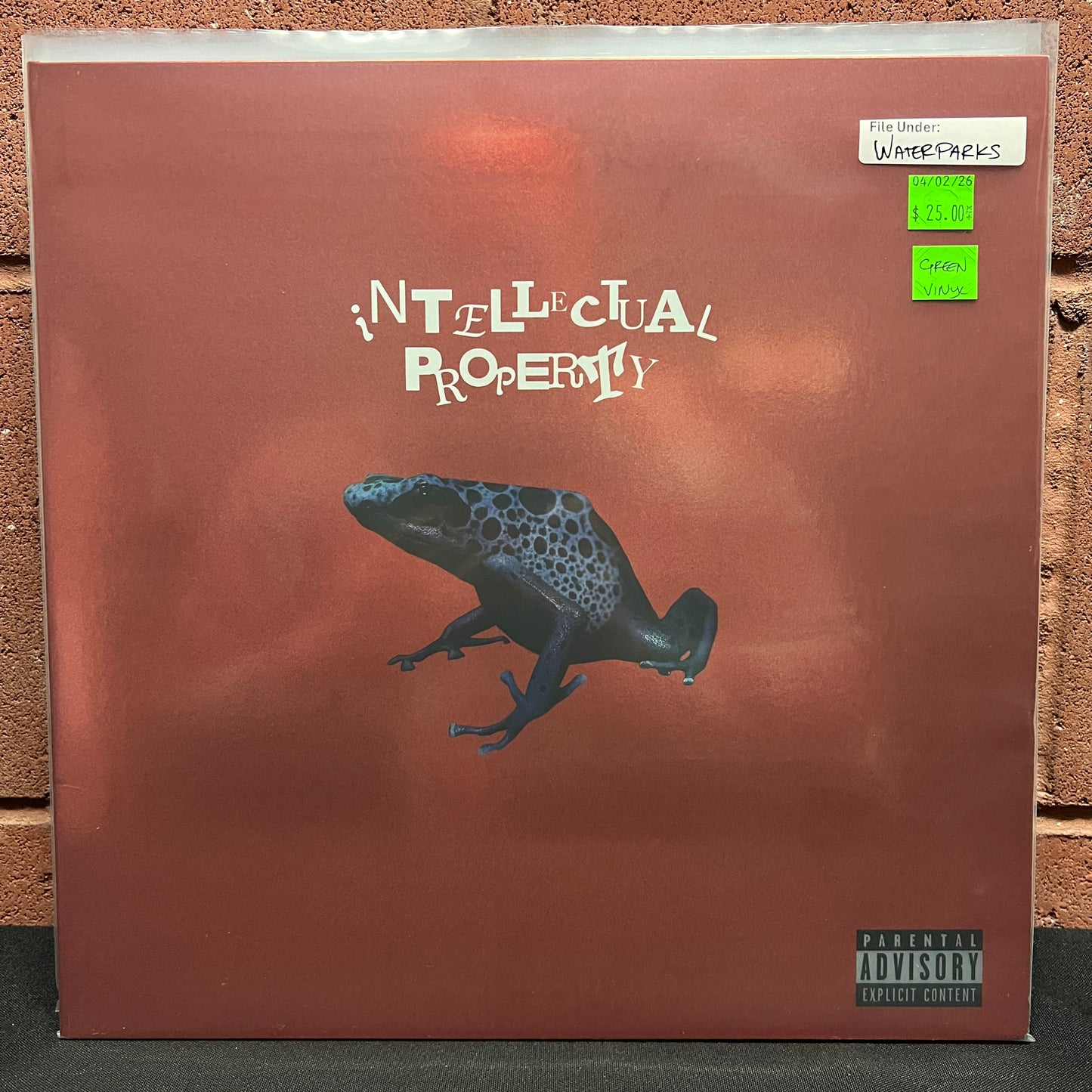 Used Vinyl: Waterparks "Intellectual Property" LP (Green vinyl)