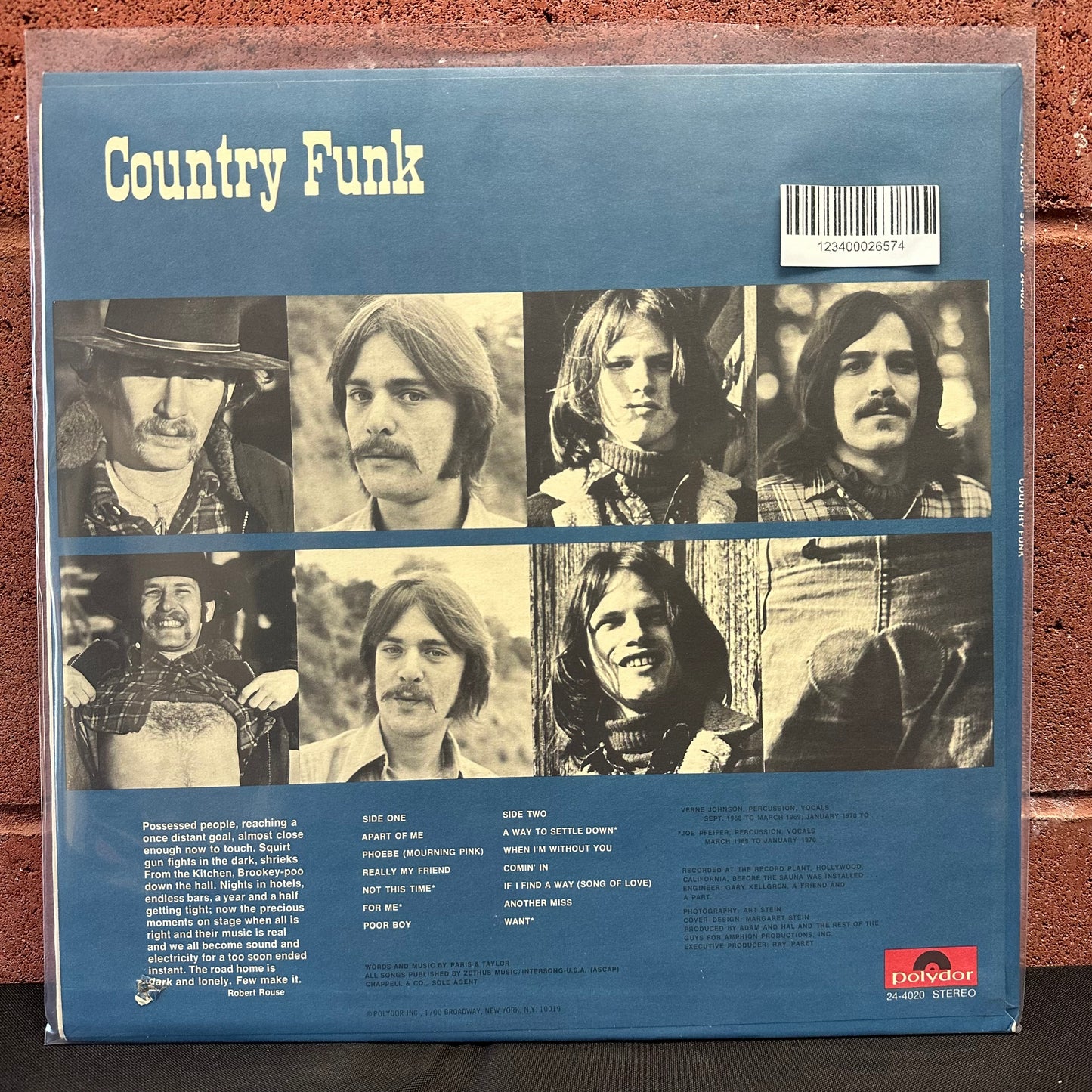 Used Vinyl:  Country Funk ”Country Funk” LP