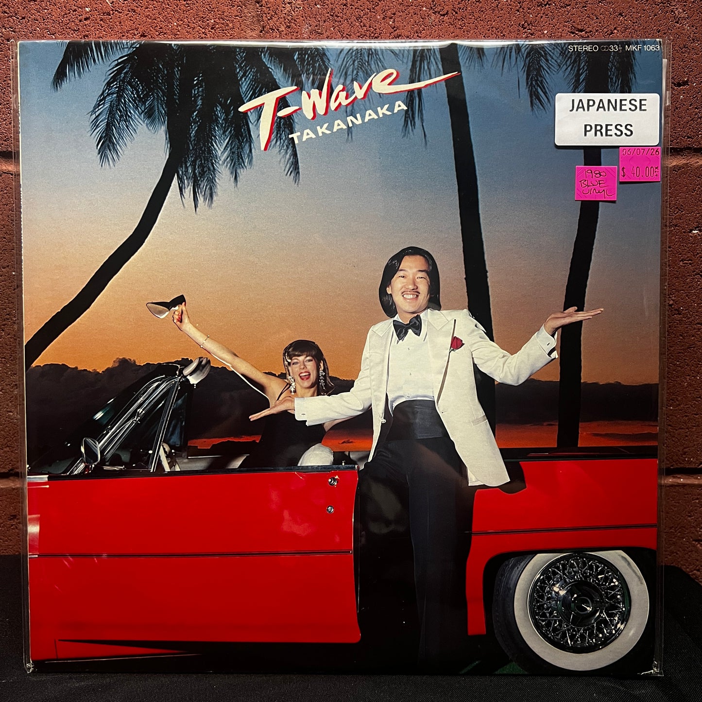 Used Vinyl: Masayoshi Takanaka ‎"T-Wave" LP (1980 Japanese Blue Vinyl Press)