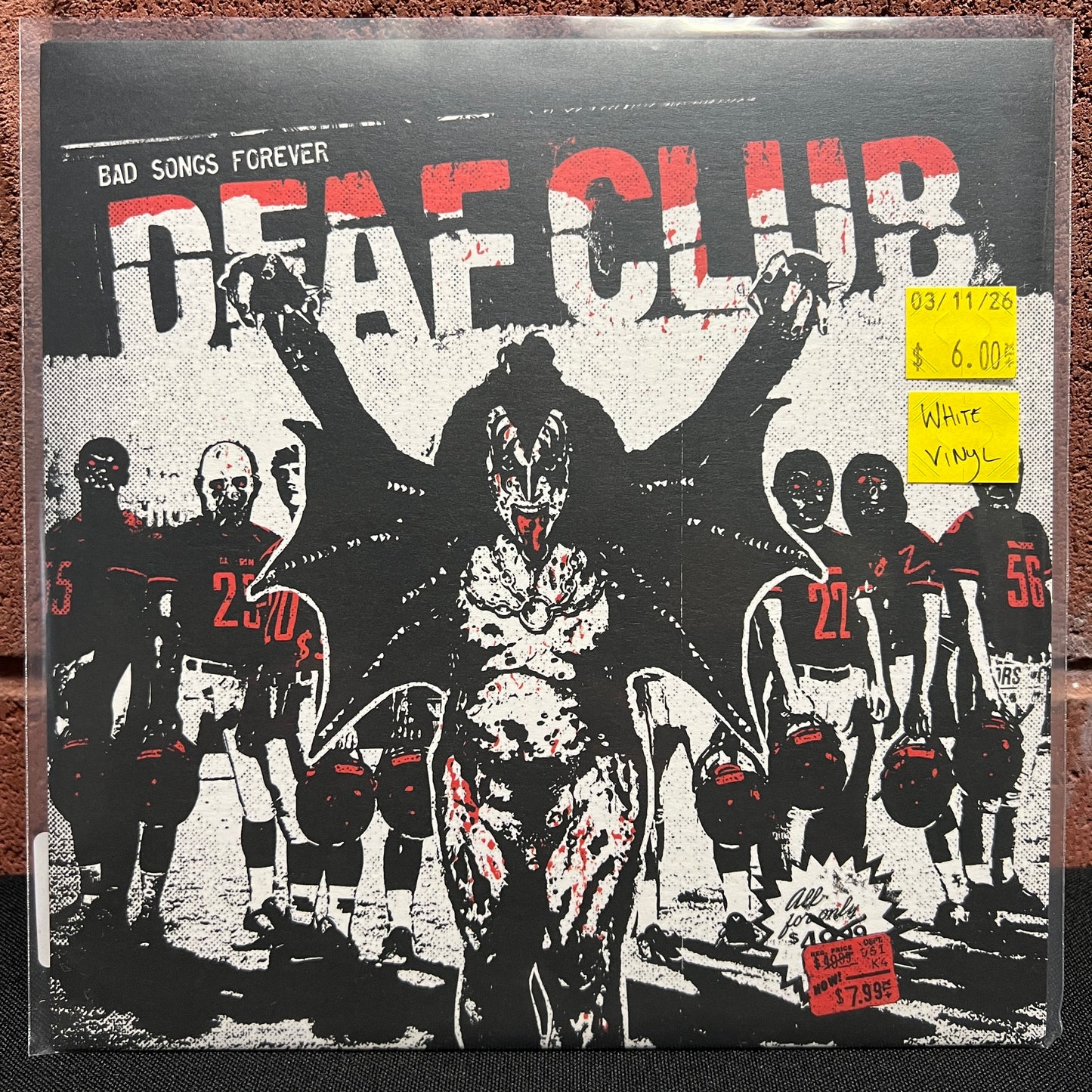Used Vinyl: Deaf Club "Bad Songs Forever" 7" (White vinyl)