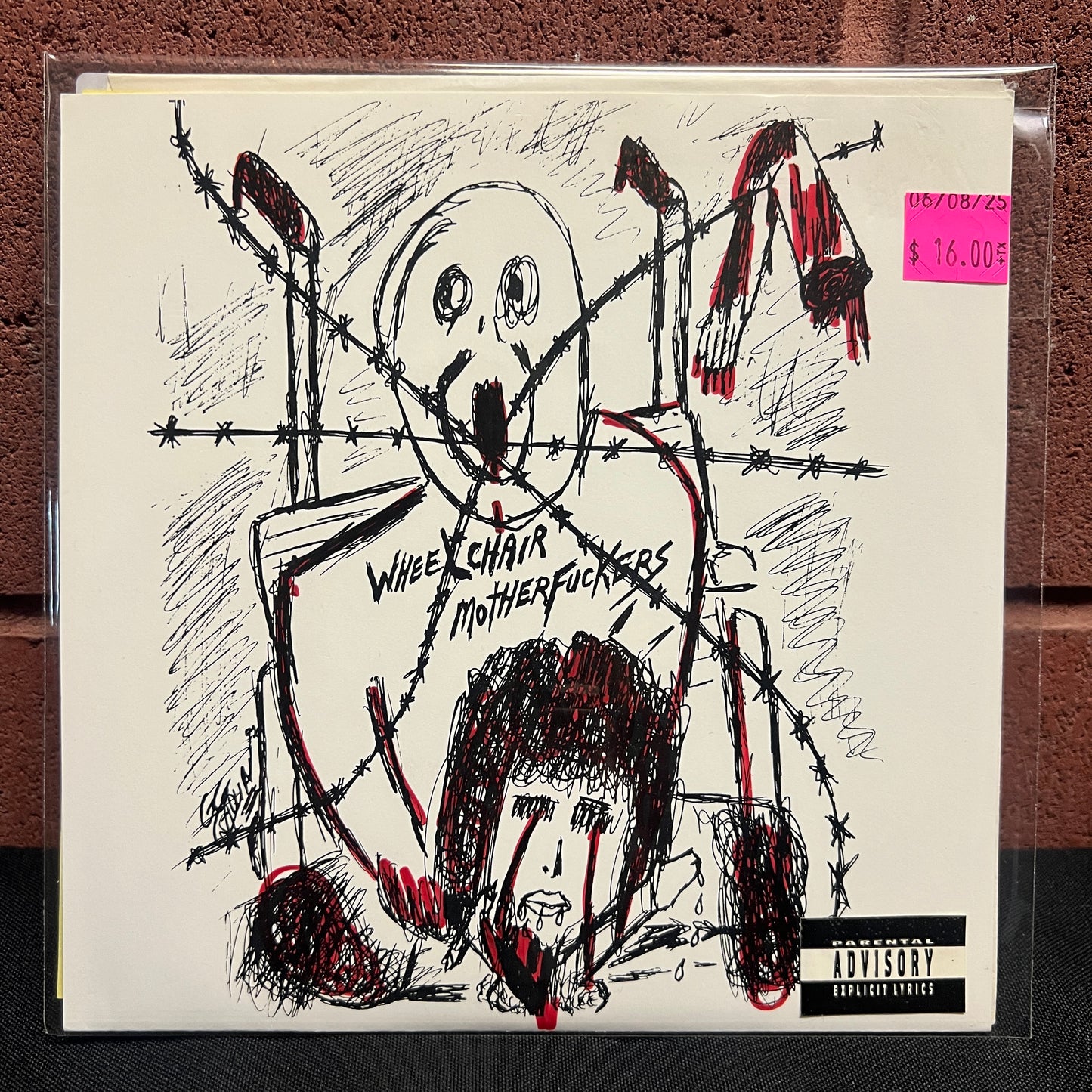 Used Vinyl: Wheelchair Motherfuckers "Gerry Louis Sucks My Ass!" 7"