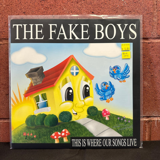 Used Vinyl:  The Fake Boys ”This Is Where Our Songs Live” LP (Blue Vinyl)