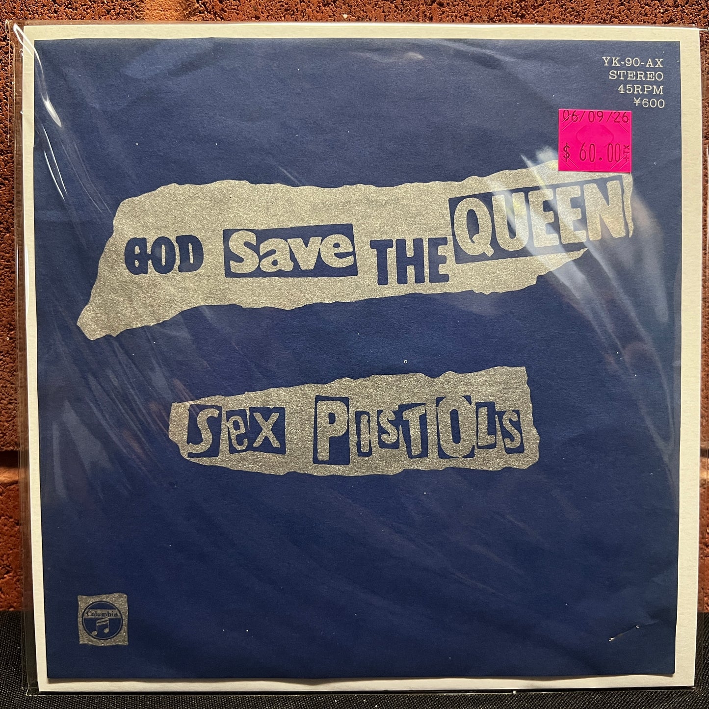 Used Vinyl: Sex Pistols "God Save The Queen / Did You No Wrong" 7" (1977 Japanese Issue)