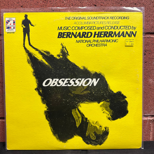 Used Vinyl:  Bernard Herrmann ”Obsession (The Original Soundtrack Recording)” LP