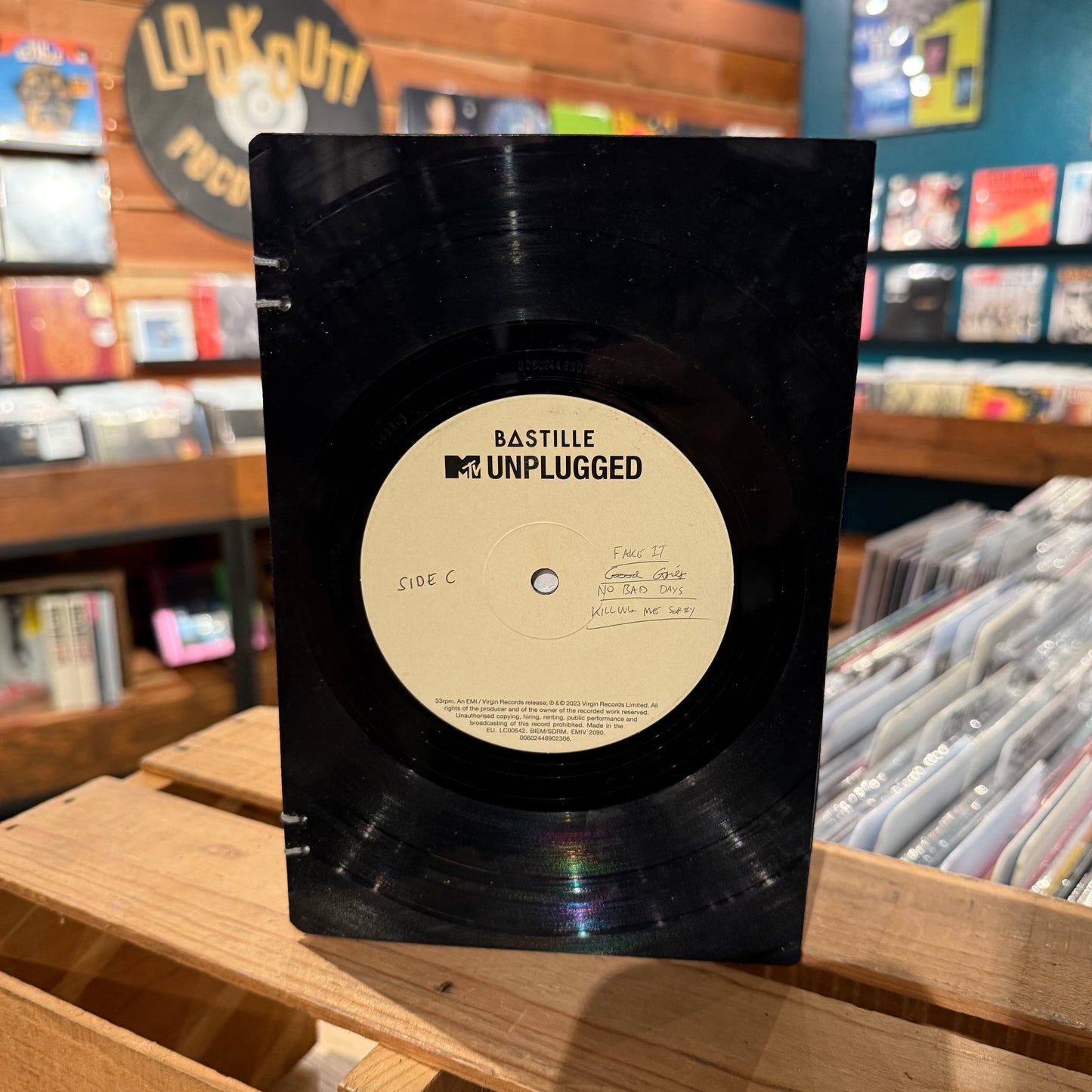 Bastille Recycled Vinyl Journal