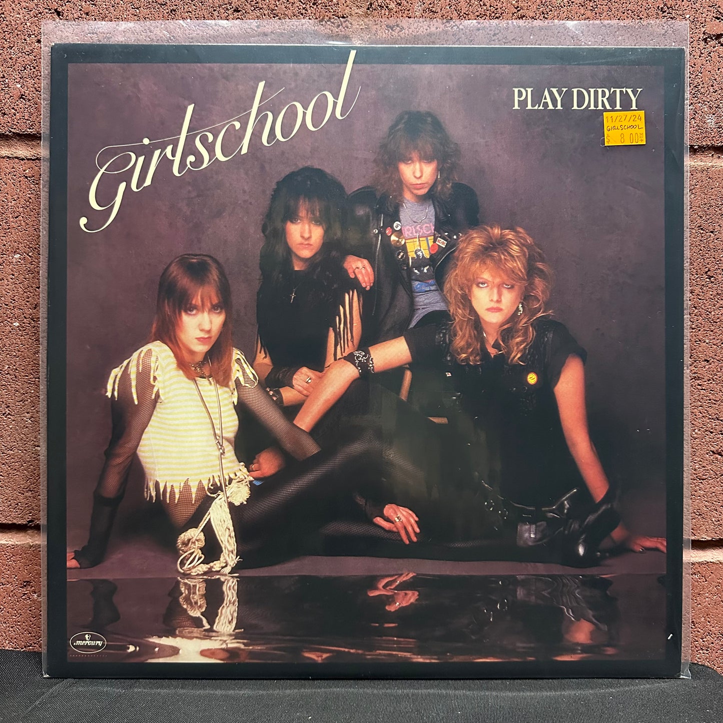 Used Vinyl:  Girlschool ”Play Dirty” LP