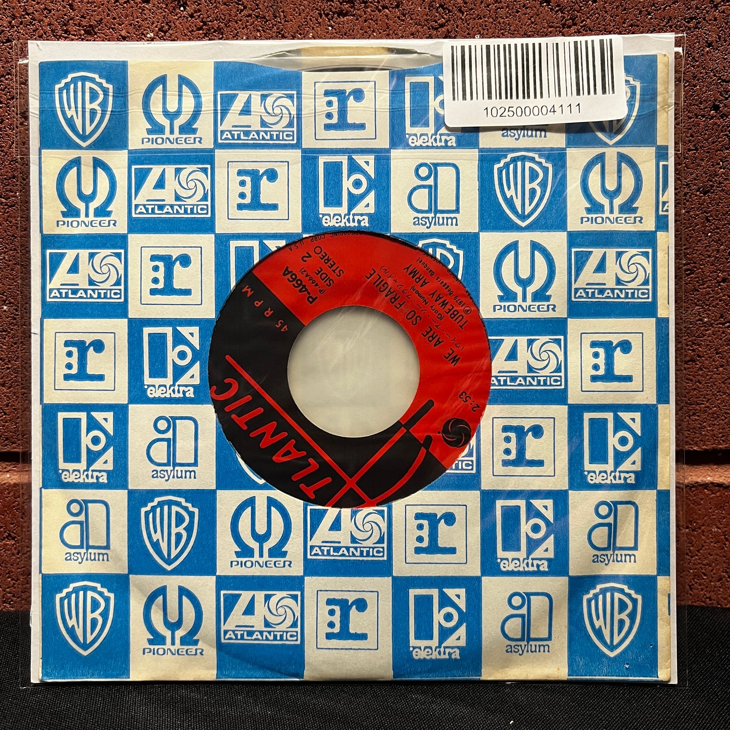 Used Vinyl: Tubeway Army (Gary Numan) "Are 'Friends' Electric? / We Are So Fragile" 7" (1979 Japanese Issue)
