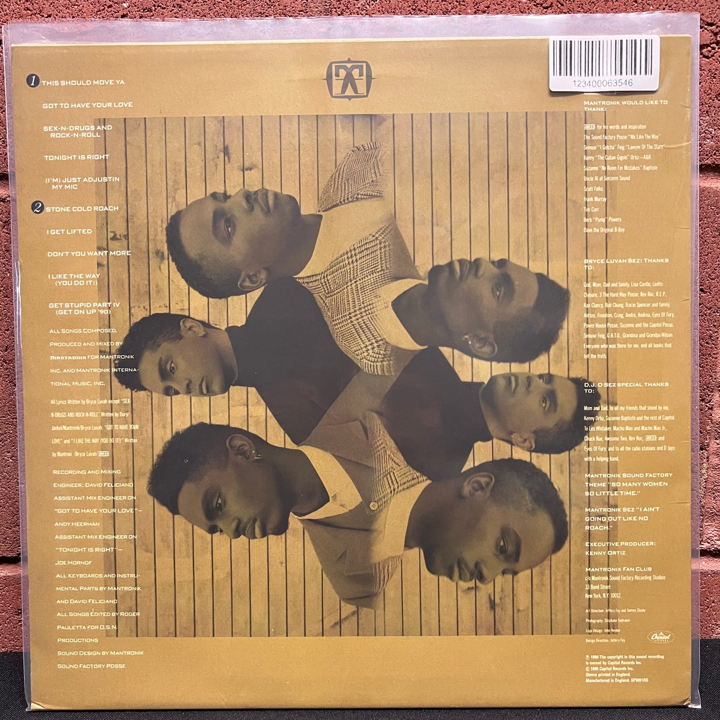 Used Vinyl: Mantronix "This Should Move Ya" LP (1990 UK Press)