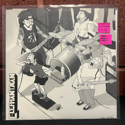 Used Vinyl: Elephantman "Elephantman" 7" (Dark Green Marble Vinyl)