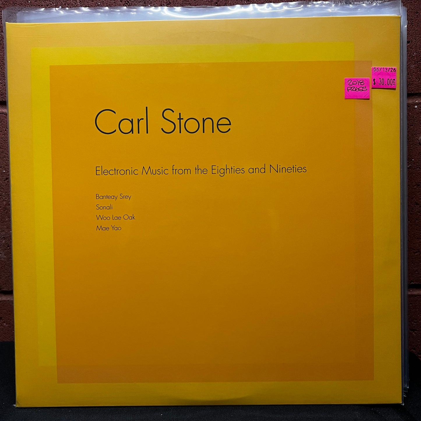 Used Vinyl: Carl Stone ‎"Electronic Music From The Eighties And Nineties" 2xLP (2018 Press)