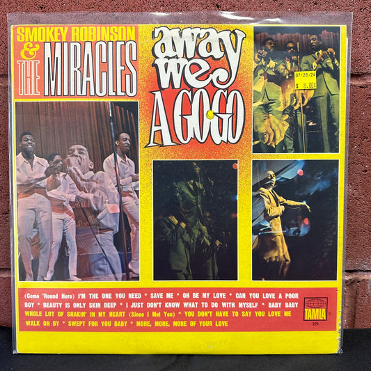 Used Vinyl:  The Miracles ”Away We A Go-Go” LP