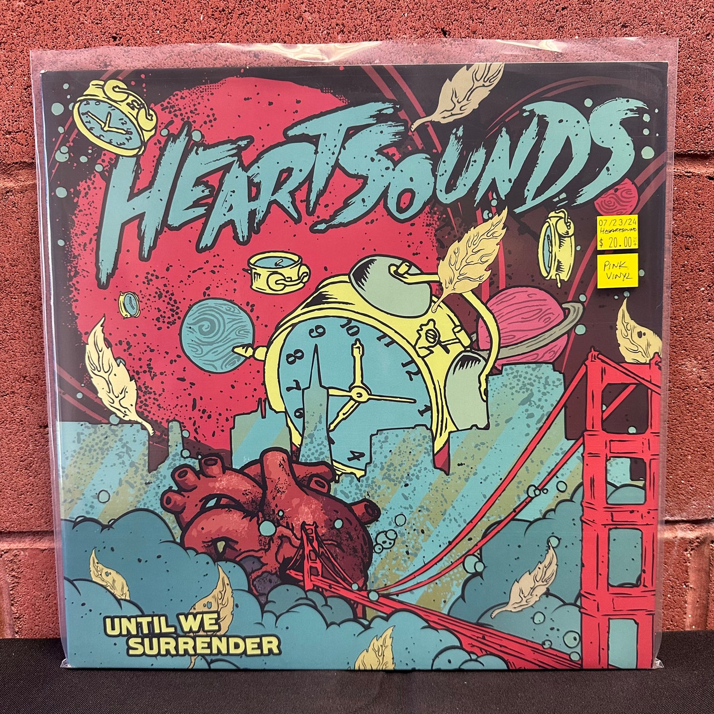 Used Vinyl:  Heartsounds ”Until We Surrender” LP (Pink Vinyl)