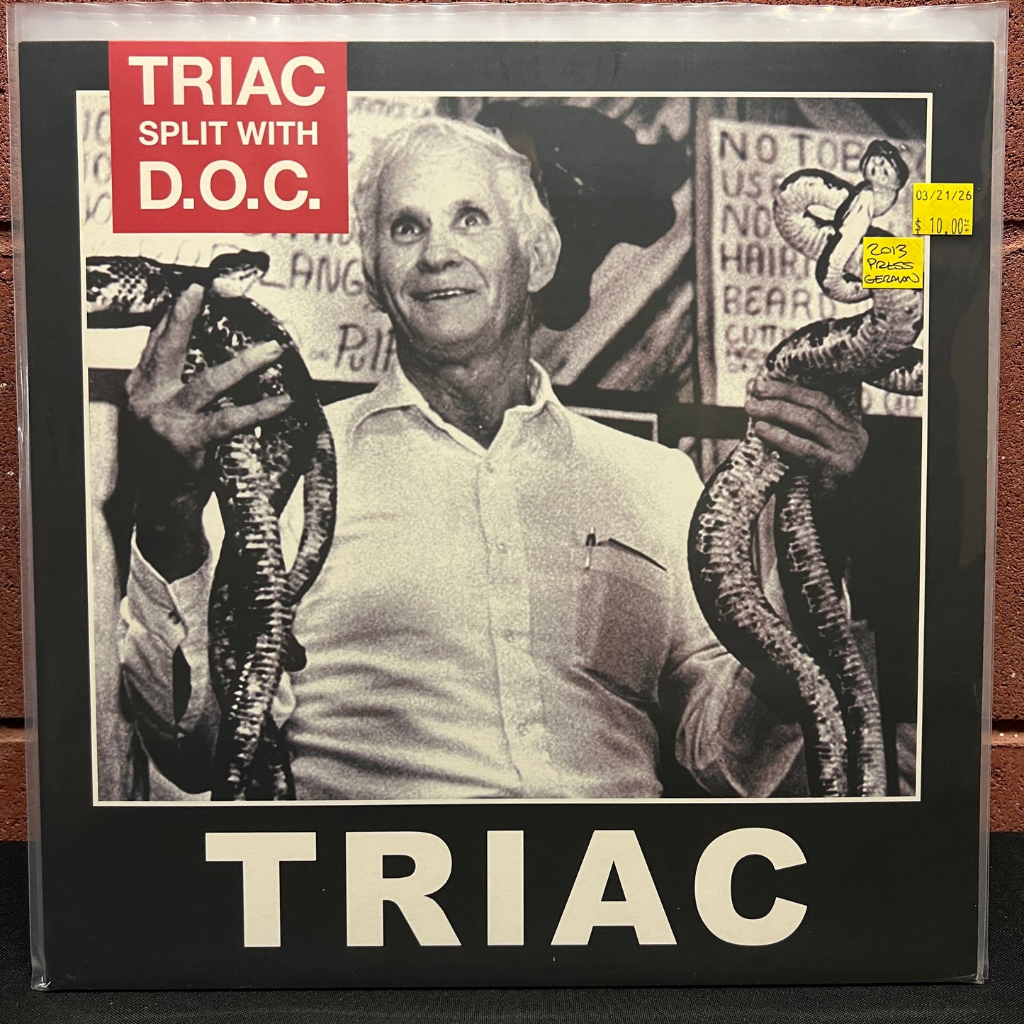 Used Vinyl: Triac / Disciples Of Christ "Split" LP (2013 German Press)