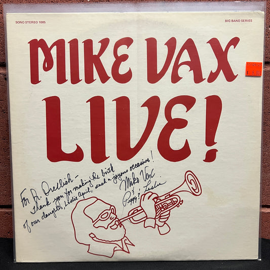 Used Vinyl: Mike Vax "Live!" LP