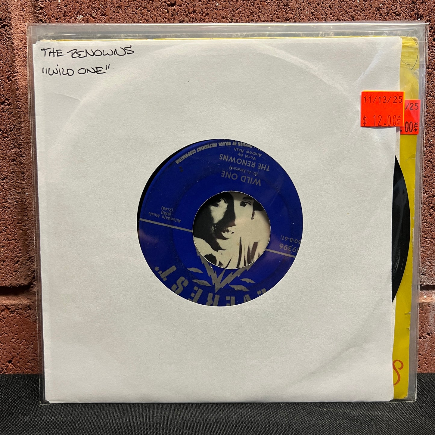 Used Vinyl: The Renowns "Wild One" 7" (1961 Press)