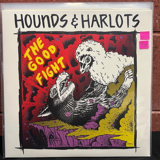 Used Vinyl: Hounds & Harlots "The Good Fight" LP (Red Yellow Vinyl)
