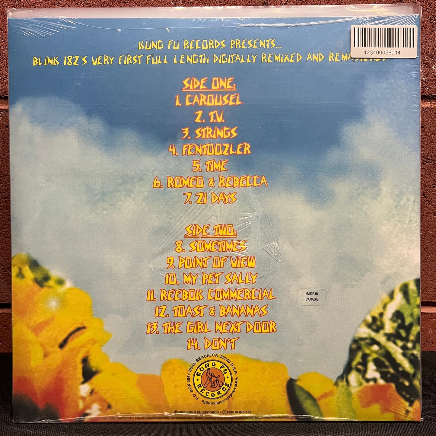 Used Vinyl: Blink 182 "Buddha" LP (White Vinyl - Sealed!)